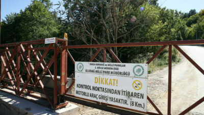 Bursa’da ormana izinsiz girişleri engellemek bariyer yaptırdı!
