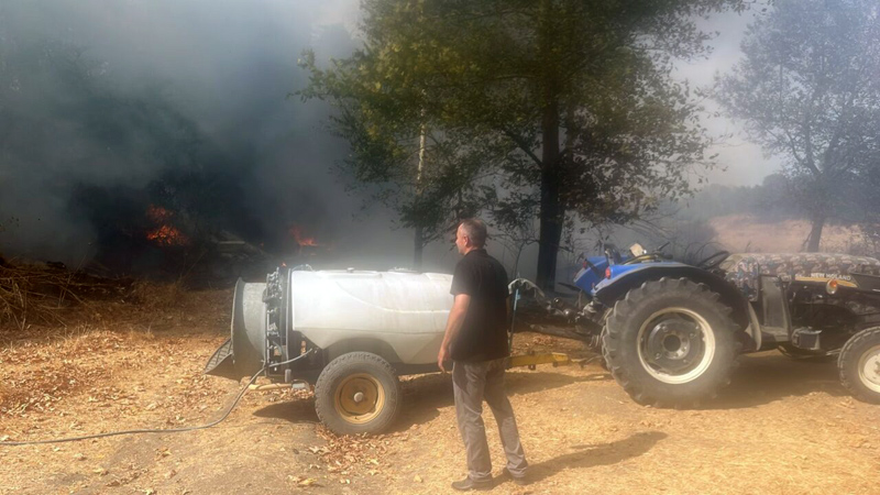 Bursa’da korkutan yangın! Yürekler ağza geldi