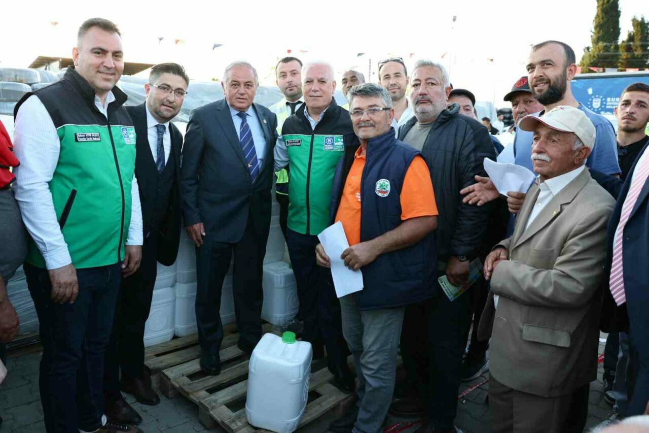 Bursa’da yeni fabrikanın sıvı gübresine çiftçiden tam not