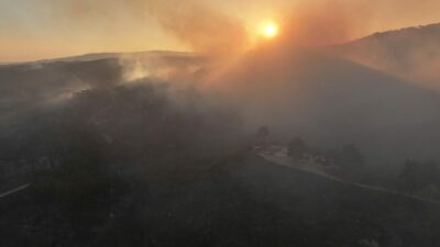 Çanakkale’deki yangına müdahale sürüyor