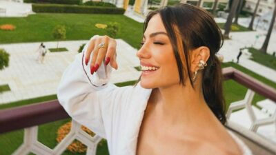 Demet Özdemir, takipçilerini mest etti