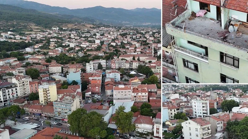 Balıkesir’deki depremin merkez üssünde bu sabah… Sındırgı havadan görüntülendi Balıkesir’deki depremin merkez üssünde bu sabah… Sındırgı havadan görüntülendi