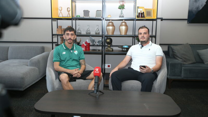 Bursaspor’un yeni 1 numarasından OLAY’a çok özel açıklamalar!