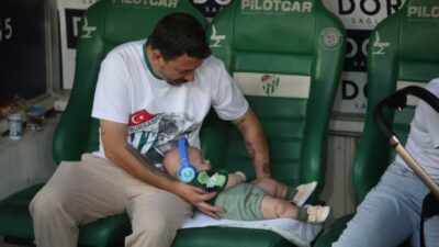 Bursaspor’un 50. yıl özel formasına 1 milyon lira! Çağan Ata bebeğe katkı…