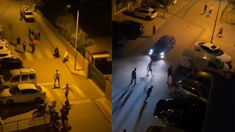 Bursa’da meydan muharebesi! Mahallenin gençleri birbirine girdi