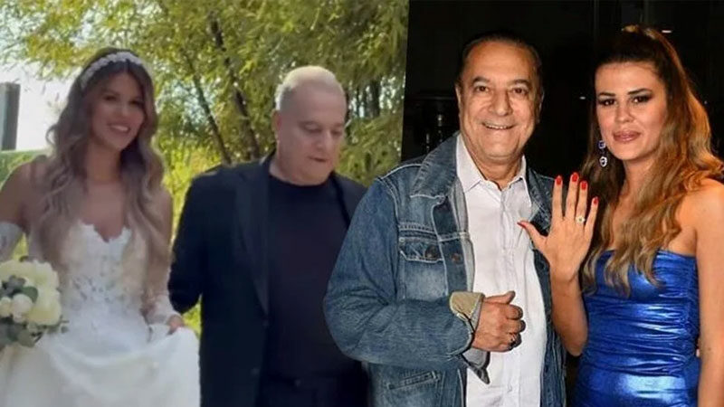 Mehmet Ali Erbil 6’ncı kez evlendi Ünlü şovmen Mehmet Ali Erbil, kendisinden yaşça küçük sevgilisi Gülseren