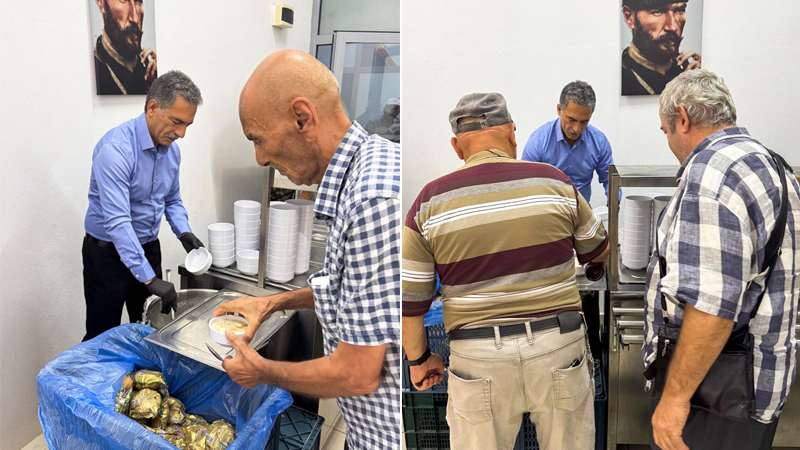 Başkan Şükrü Deviren, aşevinde Gemliklilerle buluştu