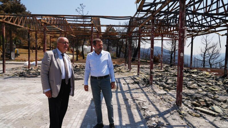 Gürsu Belediye Belediye Başkanı Mustafa Işık'ın konuğu olan Olay Gazetesi