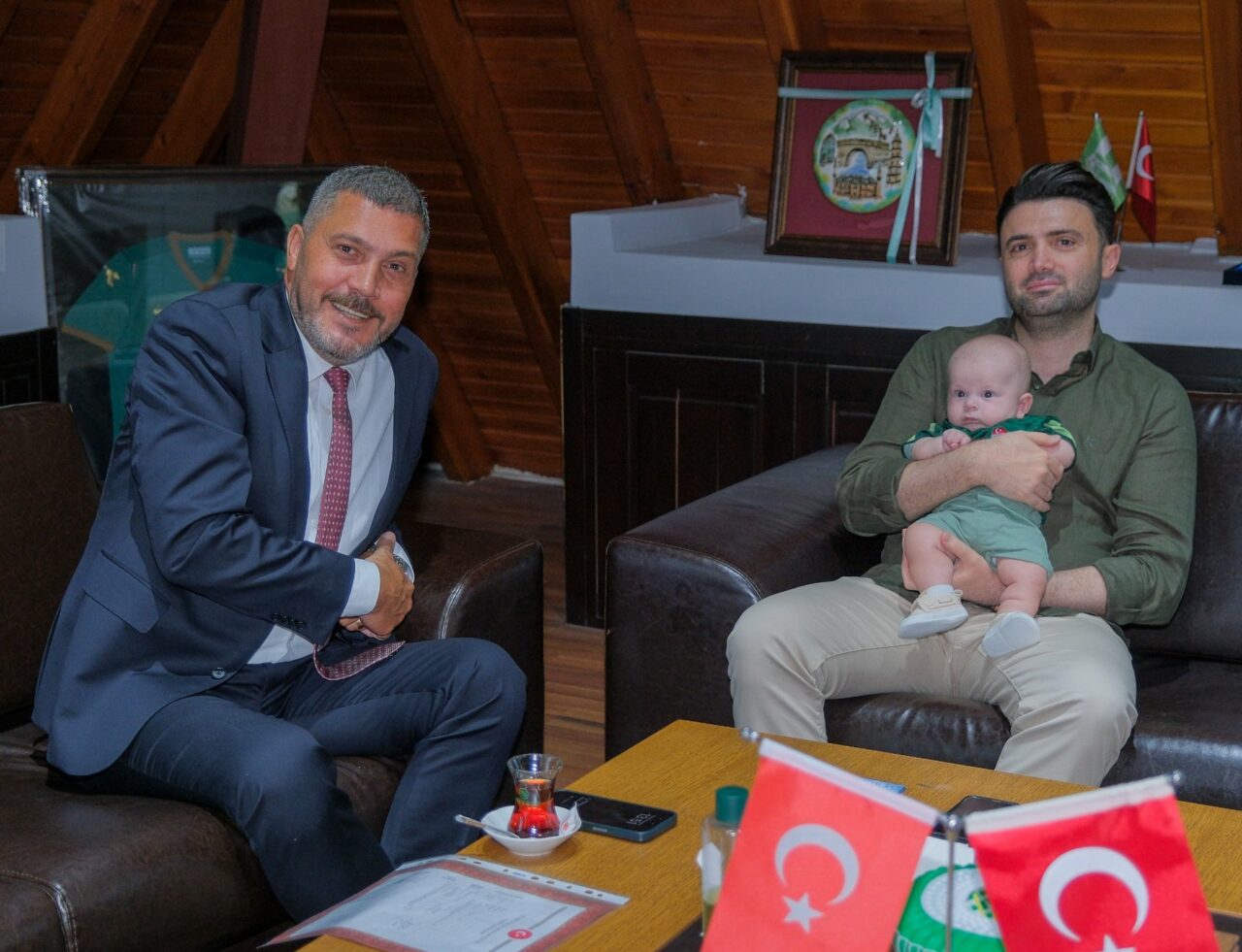 Bursaspor’dan SMA hastası Çağan Ata’ya destek Bursaspor’dan SMA hastası Çağan Ata’ya destek