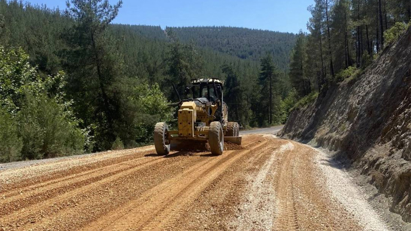 Bursa’da dağ ilçelerinin yollarına Büyükşehir imzası