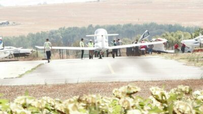 Havada panik anları: ‘Gerekirse göle ineceğim’