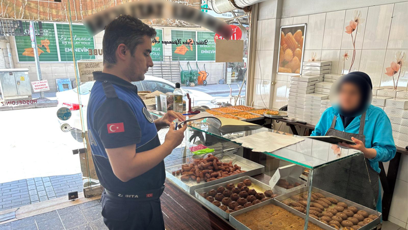 Bursa’nın bu ilçesinde pastane, tatlıcı ve dondurmacılara denetim