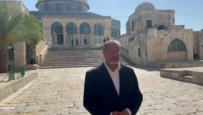 İsrailli bakandan Mescid-i Aksa’ya baskın İsrailli bakandan Mescid-i Aksa’ya baskın