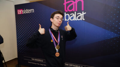 Tan Balat Okulları’nın altın madalya gururu