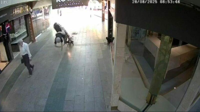 Bursa’da akıl almaz kaza Bursa'nın İnegöl ilçesinde ön tekeri rögara girip takla atan motosiklet
