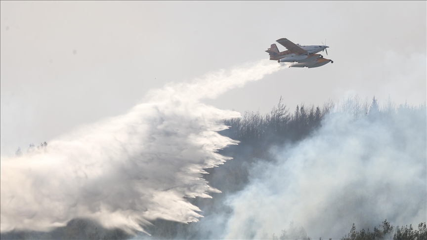 Çanakkale yangını kontrol altında