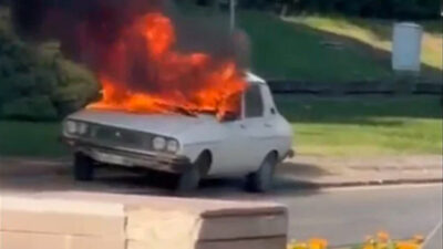 Meclis önünde beyaz toros yangını: Emniyet’ten açıklama