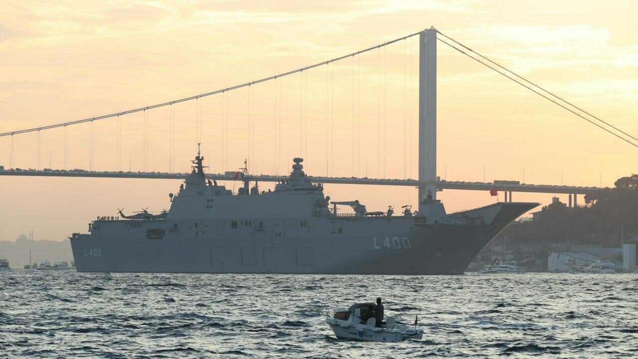 TCG Anadolu ‘Zafer Yolculuğu’na çıktı TCG Anadolu ‘Zafer Yolculuğu’na çıktı