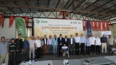 Bursa Büyükşehir’den çiftçiye can suyu