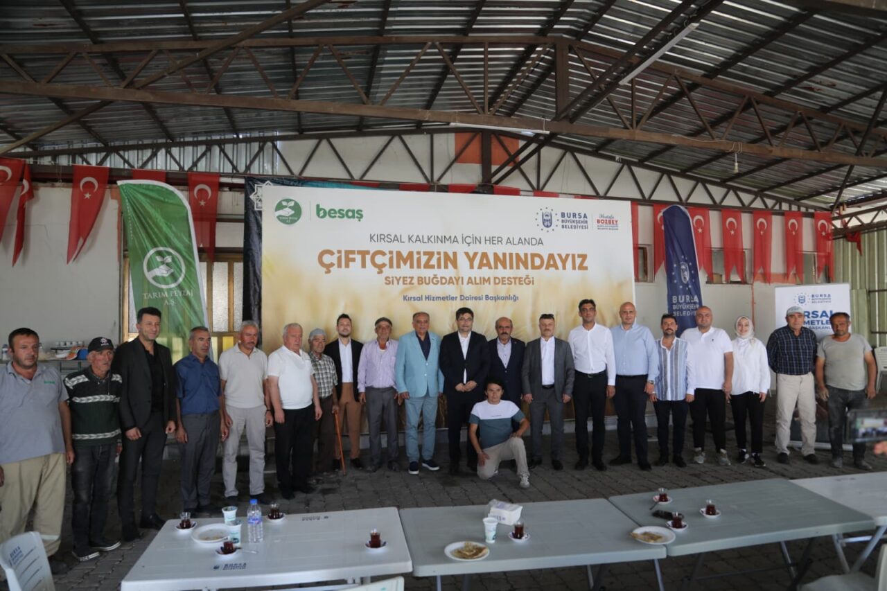 Bursa Büyükşehir’den çiftçiye can suyu