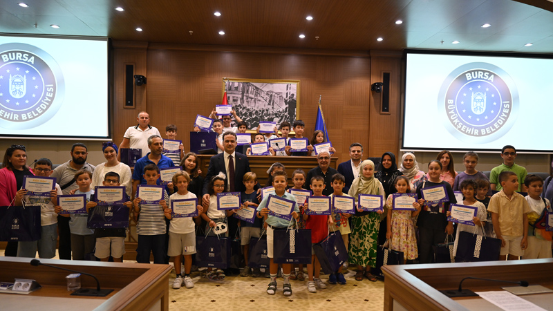 Bursa’da robotik kodlamada sertifika heyecanı