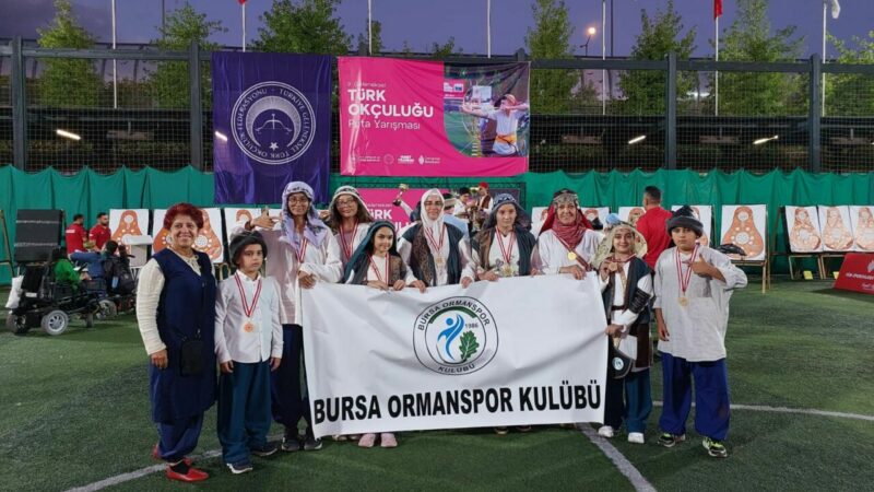 Bursa Ormanspor Kulübü’nün 2025’te kurulan Okçuluk Takımı, katıldığı ilk resmi