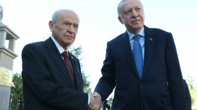 Cumhurbaşkanı Erdoğan MHP Genel Başkanı Bahçeli ile görüştü