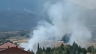 Bursa’da panik yaratan yangın!