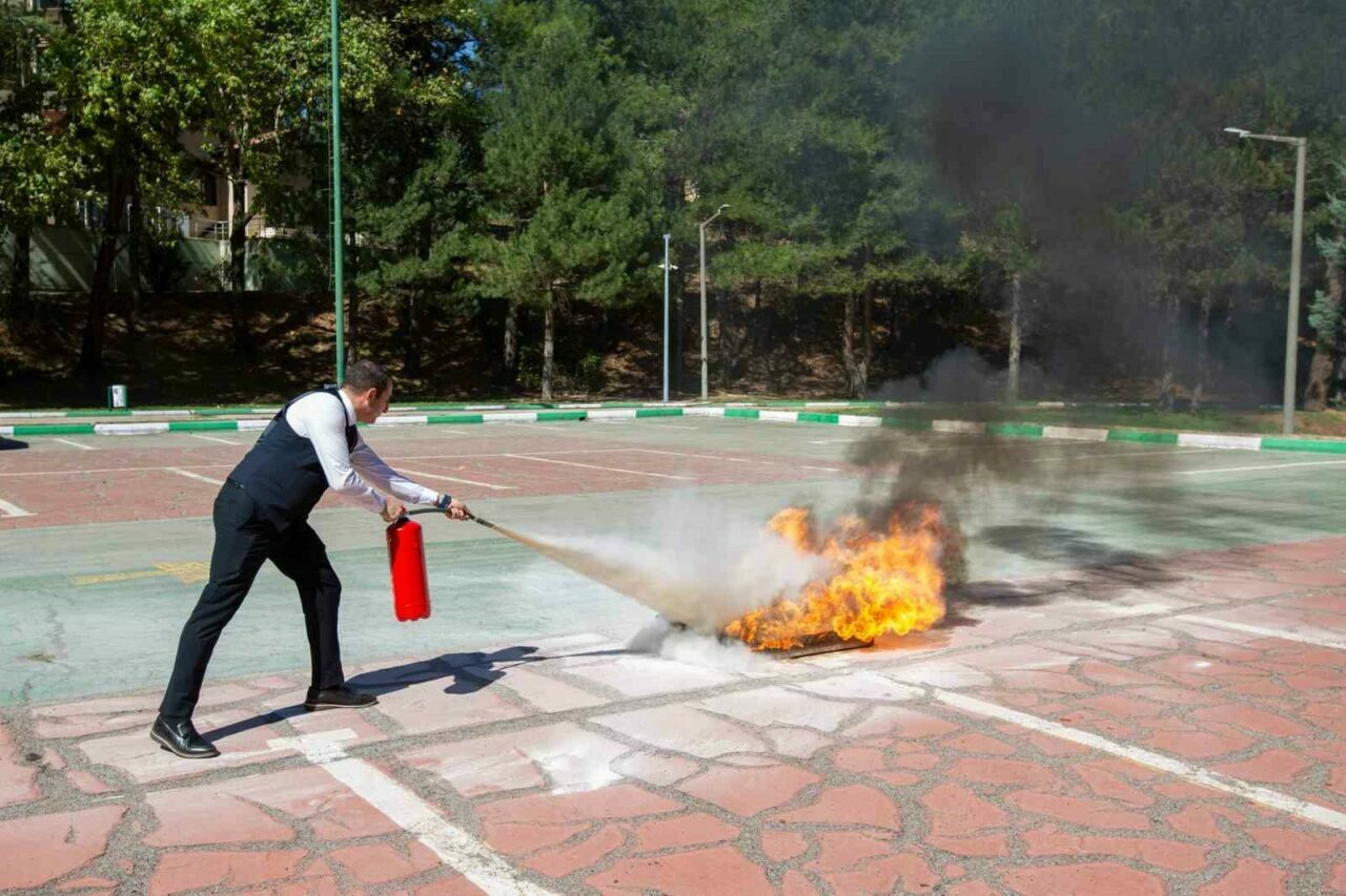 BURFAŞ tesislerinde gerçeği aratmayan tatbikat