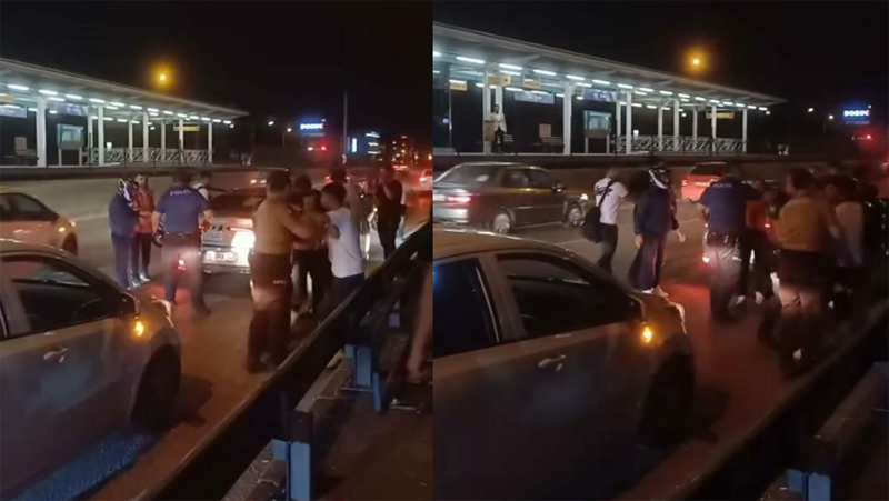 Bursa’da ‘yol verme’ kavgası