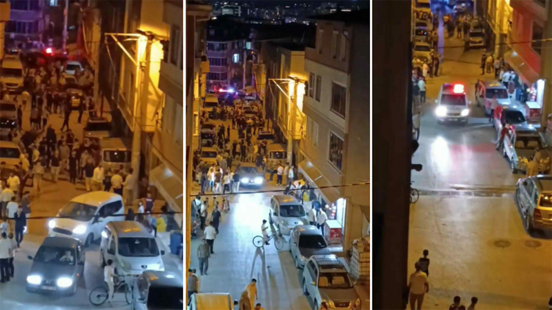 Yer: Bursa… Sokak savaş alanına döndü