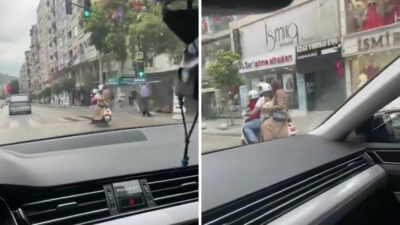 Bursa’da tehlikeli yolculuk