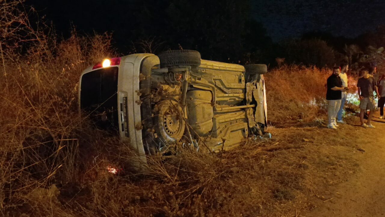 Bursa’da kaza! Çarpıştıktan sonra takla atıp… Bursa’da kaza! Çarpıştıktan sonra takla atıp…