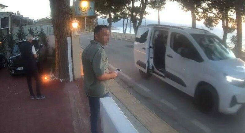 Bursa’da kefeye silahlı saldırı Bursa’nın İznik ilçesinde hareket halindeki bir ticari otomobilden sahil yolu