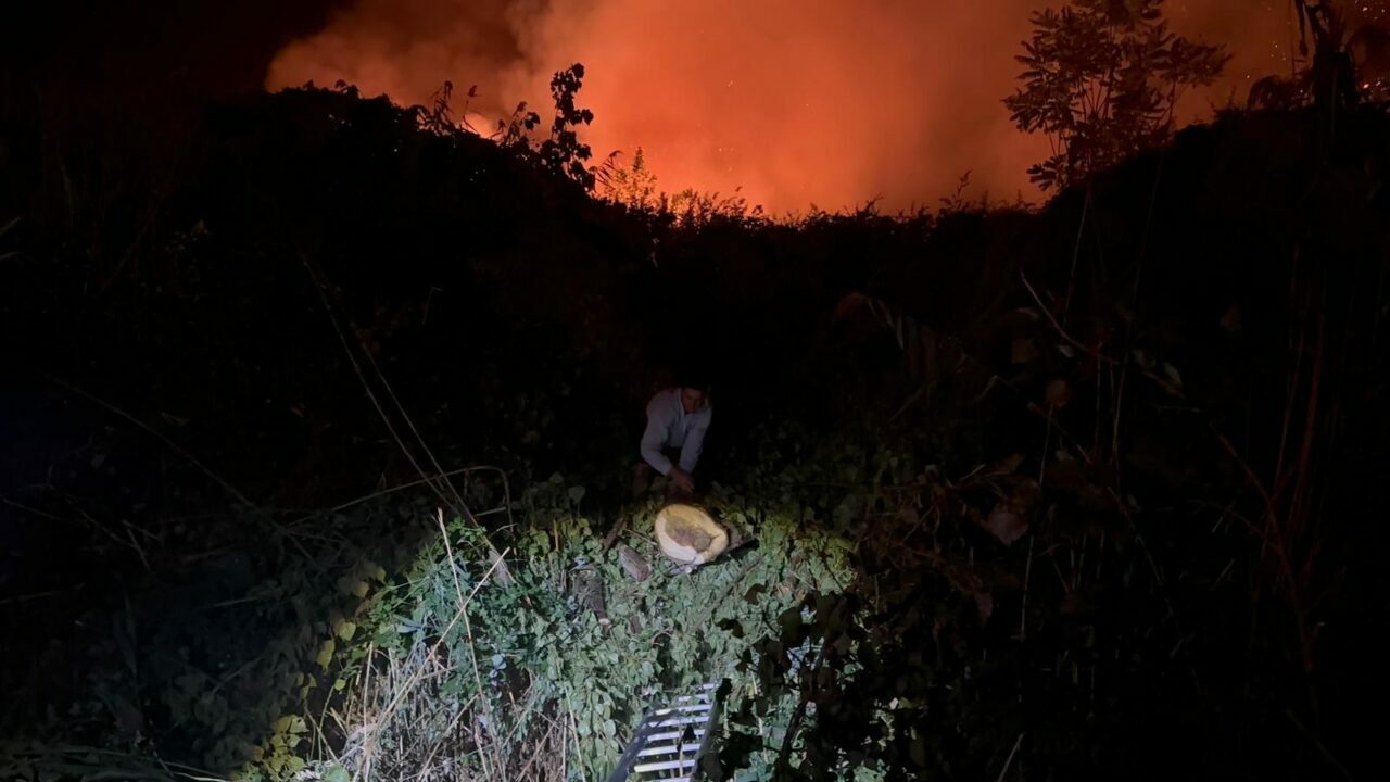 Bursa’da panik anları