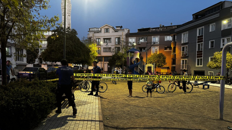 Bursa’da parkta dehşet! Yorgun mermi isabet etti