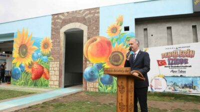 Bursa’da uluslararası duvar resimleri festivali ile sanatla buluştu