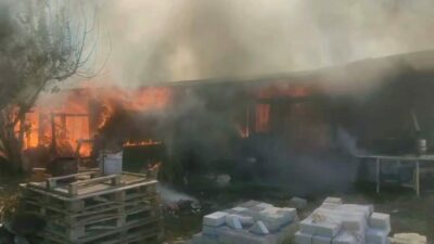 Bursa’da yangın: Ev küle döndü