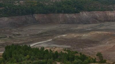 Bursa’da susuzluk alarmı! Kuruyan Nilüfer Barajı böyle görüntülendi