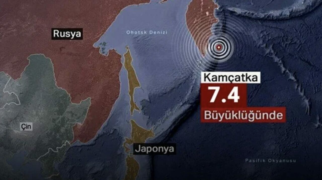 Kamçatka’da 7.4 büyüklüğünde deprem Kamçatka’da 7.4 büyüklüğünde deprem