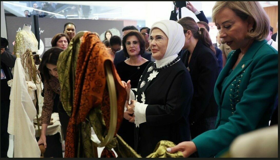 Emine Erdoğan’ın Amerika temaslarına Bursa ipeği damgasını vurdu