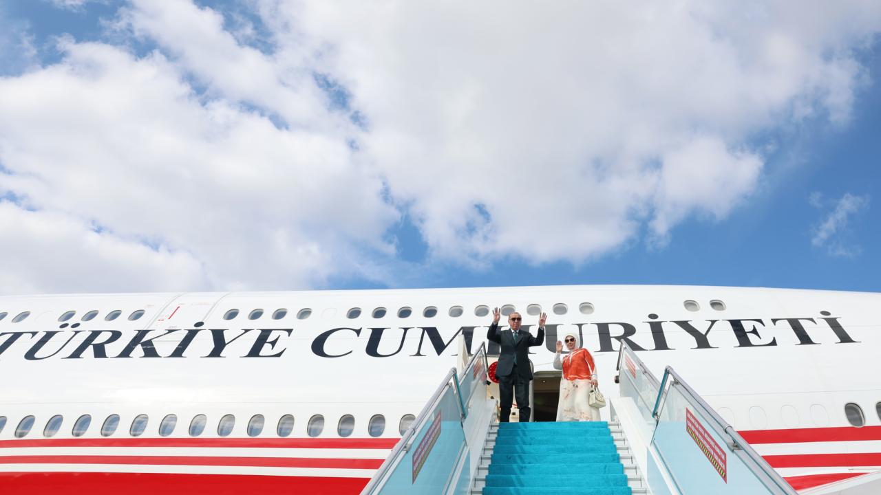 Cumhurbaşkanı Erdoğan, Katar’a gitti