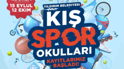 Yıldırım Belediyesi Kış Spor Okulları kayıtları başladı