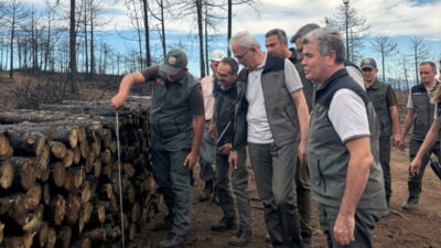Ciğerleri yanan Bursa’ya kritik ziyaret