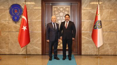 Başkan Mustafa Bozbey’den Emniyet Müdürü Kadir Gökce’ye ziyaret