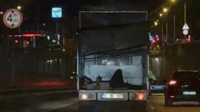 Görüntüler Bursa’dan… Canını hiçe saydı!