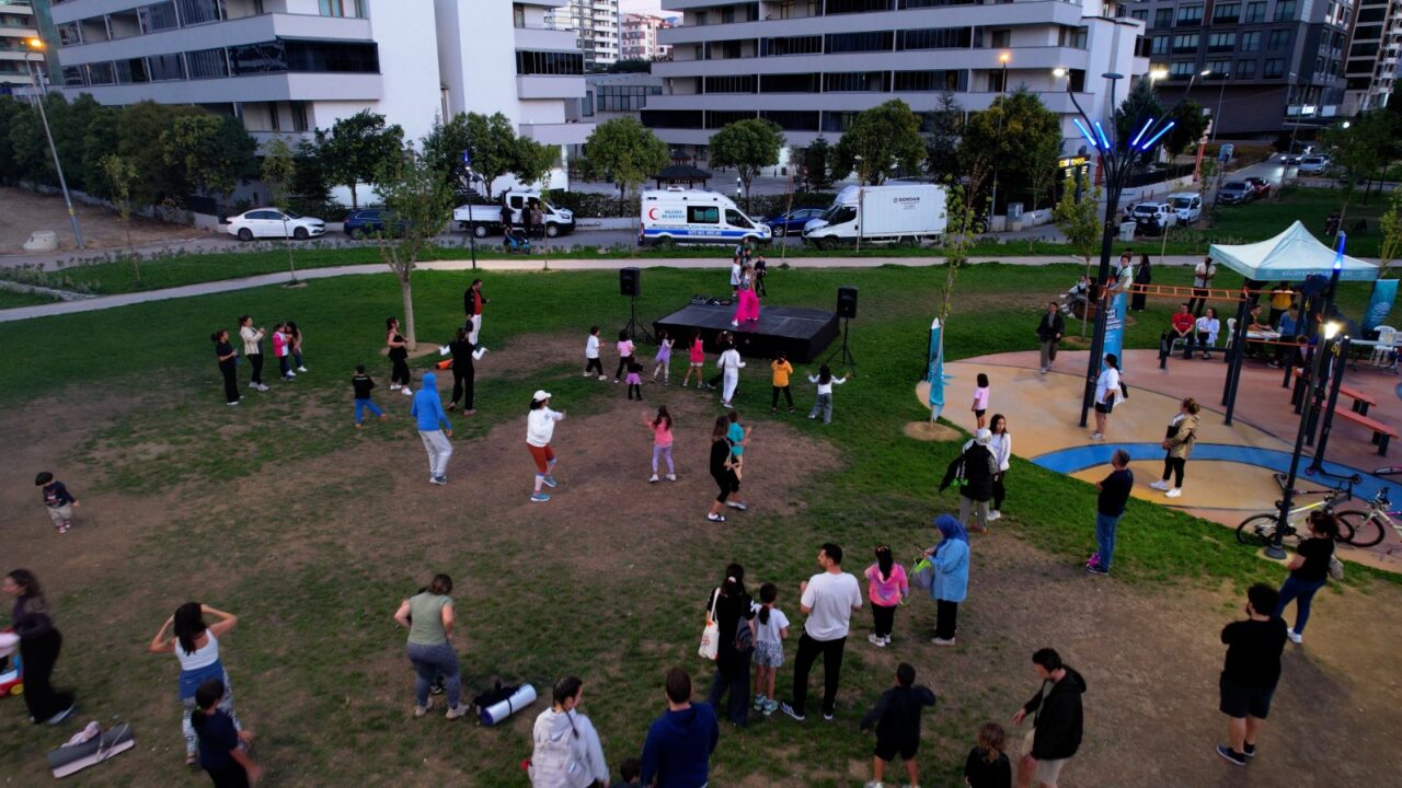 Bursa Nilüfer’de sağlık ve hareket dolu bir akşam