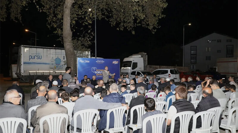 Başkan Alper Taban Cerrah Mahallesi sakinleriyle buluştu İnegöl Belediye Başkanı Alper Taban, “Vatandaş Soruyor Başkan Cevaplıyor” ismiyle