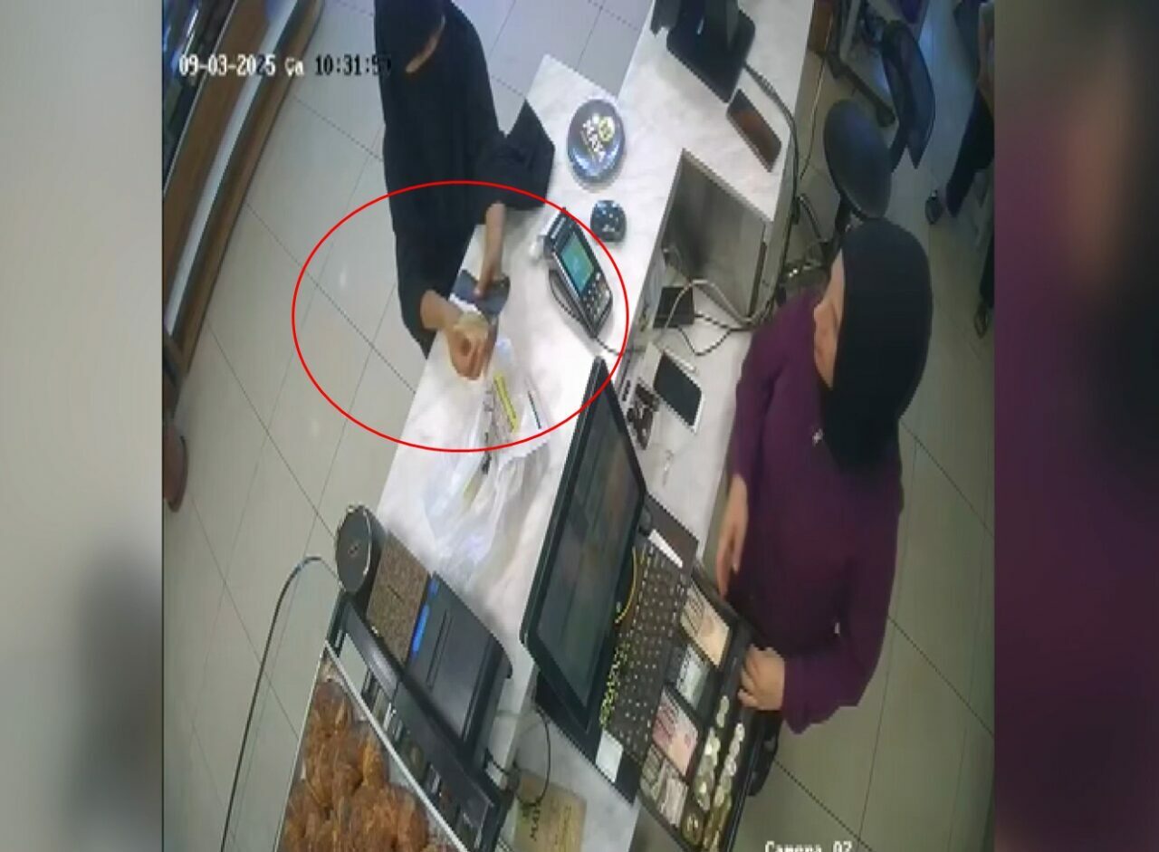 Bursa’da durum fark edilince hemen kaçtı