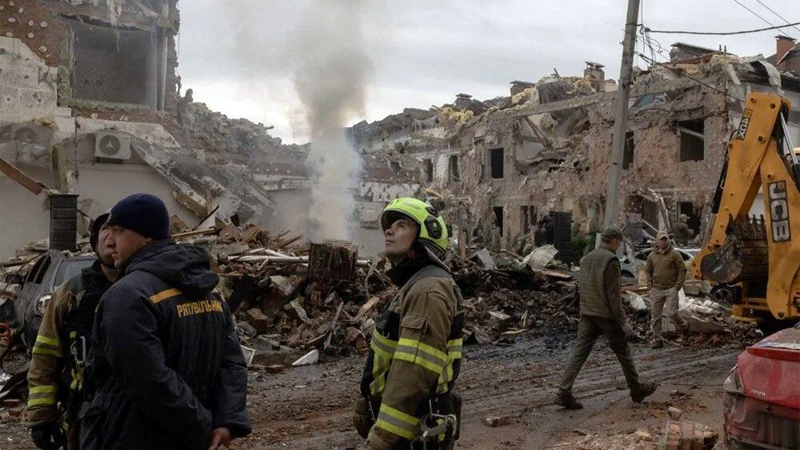 Kiev’e bombalar yağdı! 12 saatlik yıkım Kiev’e bombalar yağdı! 12 saatlik yıkım